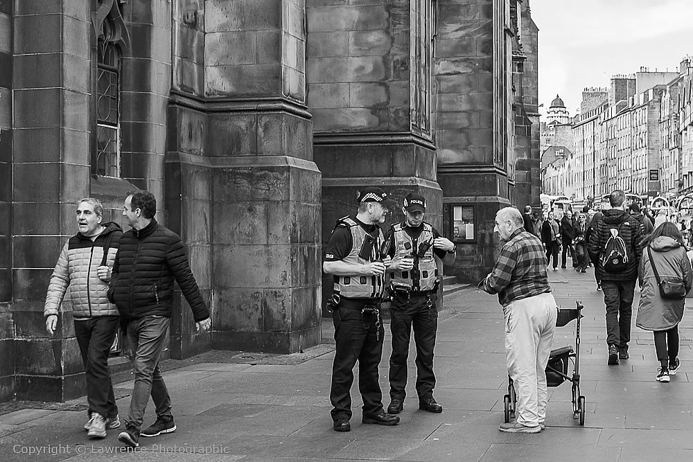 The High Street (Royal Mile) Edinburgh, Scotland