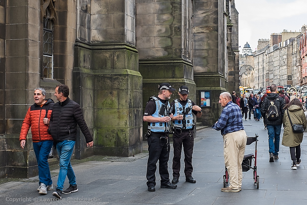 The High Street (Royal Mile) Edinburgh, Scotland