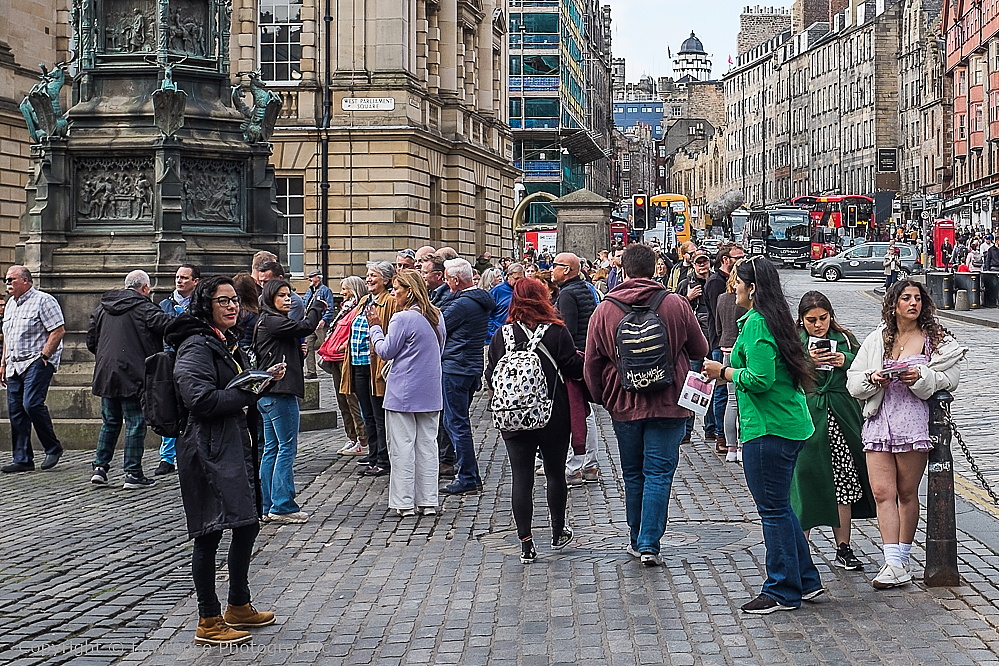 West Parliament Square, The High Street (Royal Mile) Edinburgh, Scotland