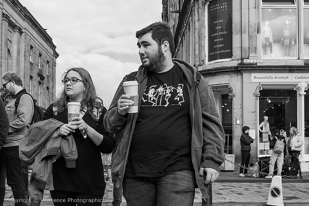 The High Street (Royal Mile) Edinburgh, Scotland